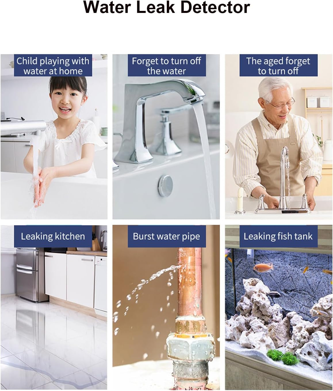 Symtech AquaGuard | Zigbee 3.0 Water Leak & Flood Sensor | Instant Alert System