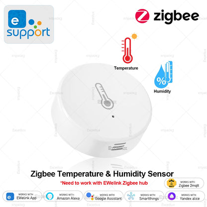 Symtech Pro Environmental Monitor | Zigbee 3.0 Temperature & Humidity Sensor