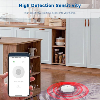 Symtech AquaGuard | Zigbee 3.0 Water Leak & Flood Sensor | Instant Alert System