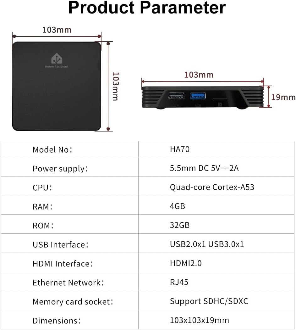 Symtech Core Automation Hub | Home Assistant OS Pre-Installed | 4GB RAM + 32GB eMMC | 2026 Edition