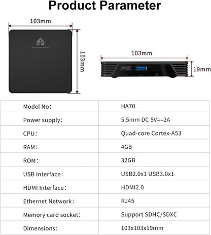 Symtech Core Automation Hub | Home Assistant OS Pre-Installed | 4GB RAM + 32GB eMMC | 2026 Edition