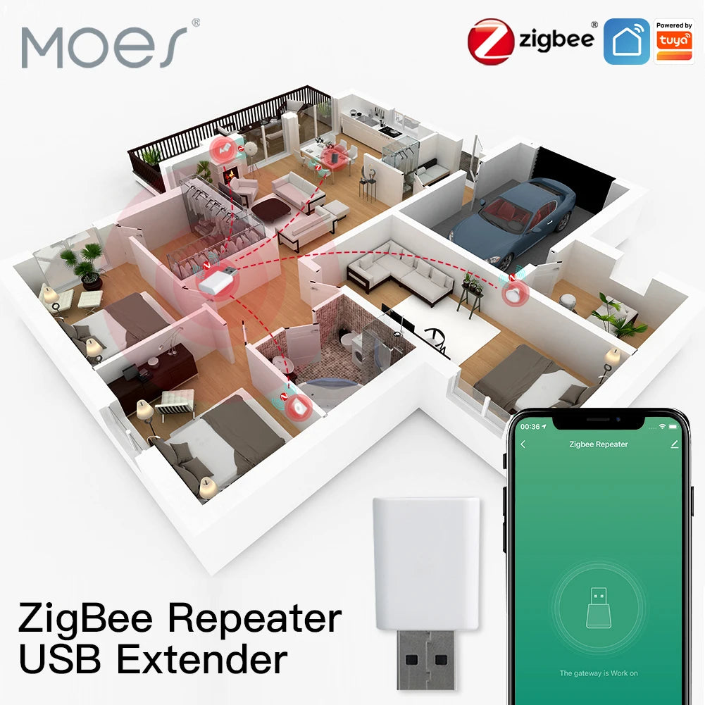 Symtech Zigbee 3.0 USB Signal Repeater & Mesh Extender